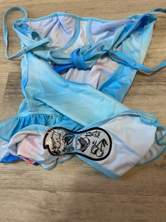 RARE Dolls Kill x My Little Pony mermaid Aquatic Soul One Piece Swimsuit- NWOT - Picture 14 of 16